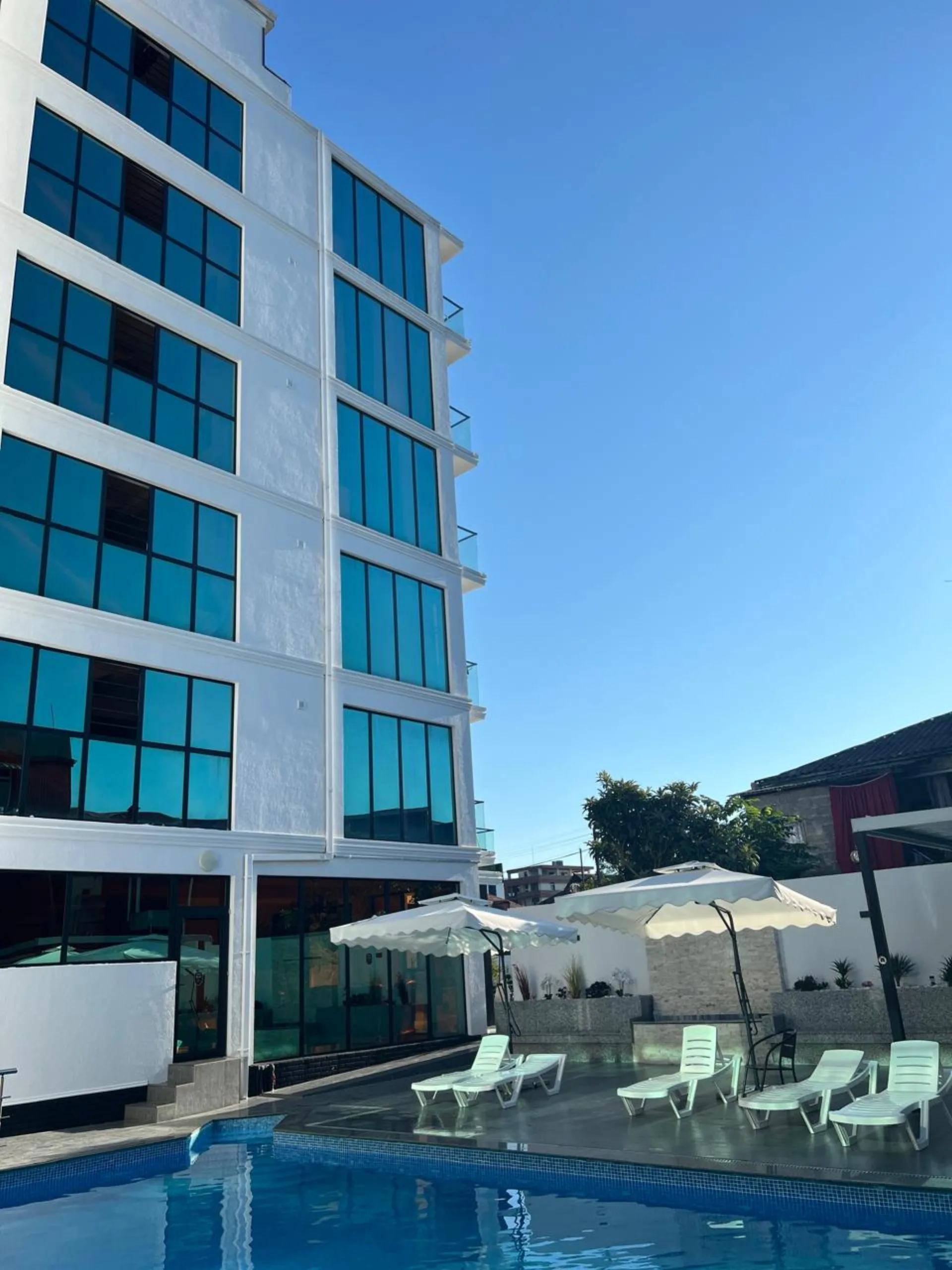 Outdoor swimming pool