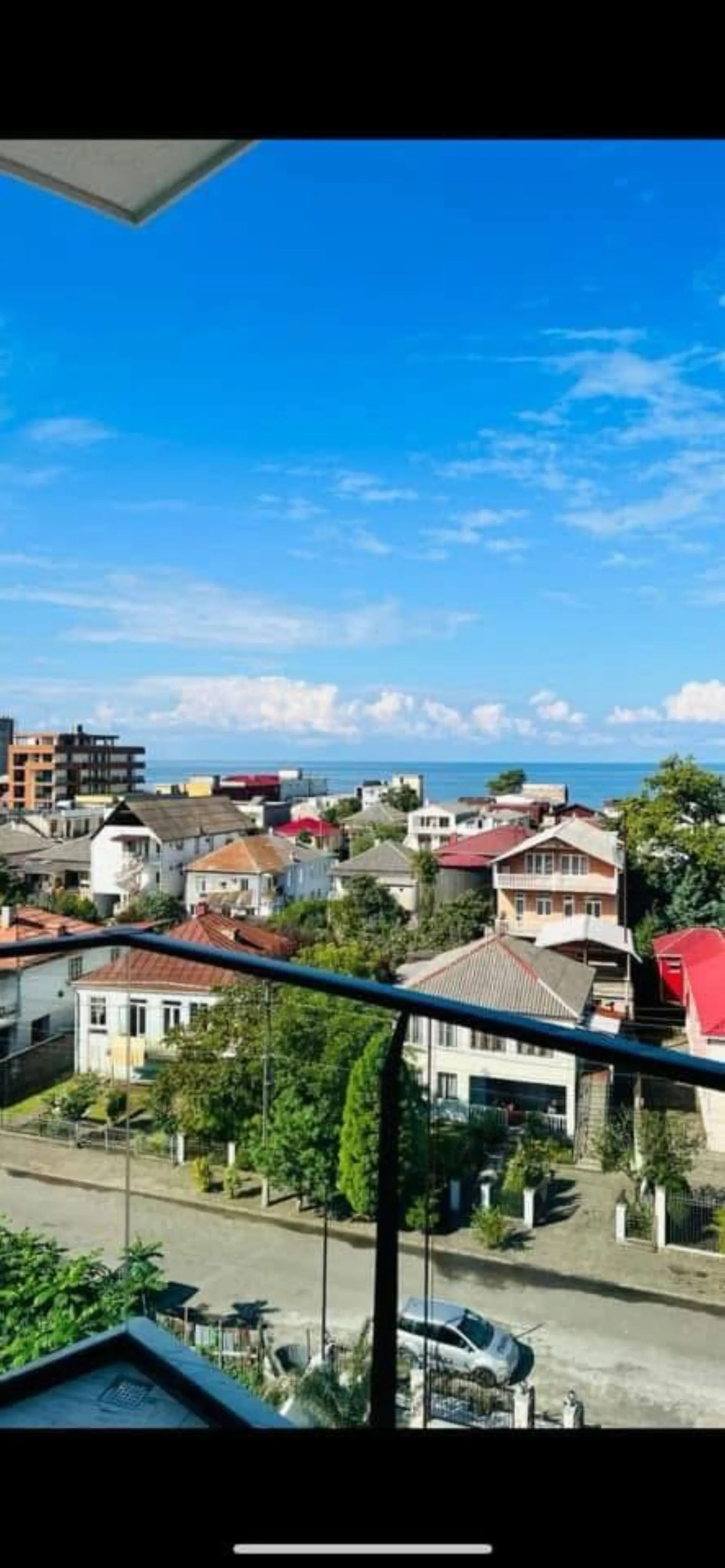 Sea view from balcony