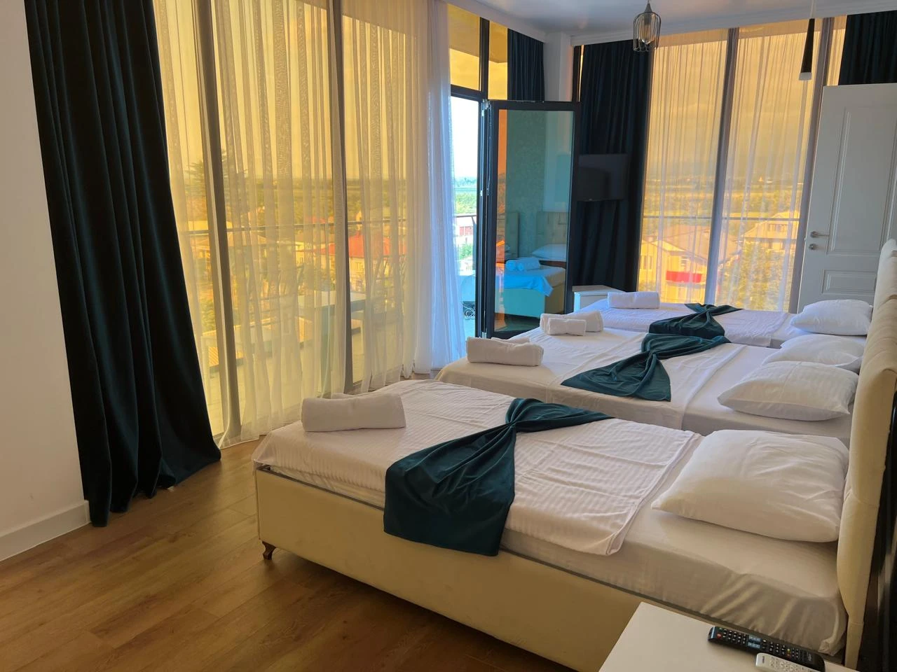 Hotel Chipo family room with panoramic windows